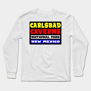 CARLSBAD CAVERNS NATIONAL PARK NEW MEXICO VINTAGE TRAVEL Long Sleeve T-Shirt